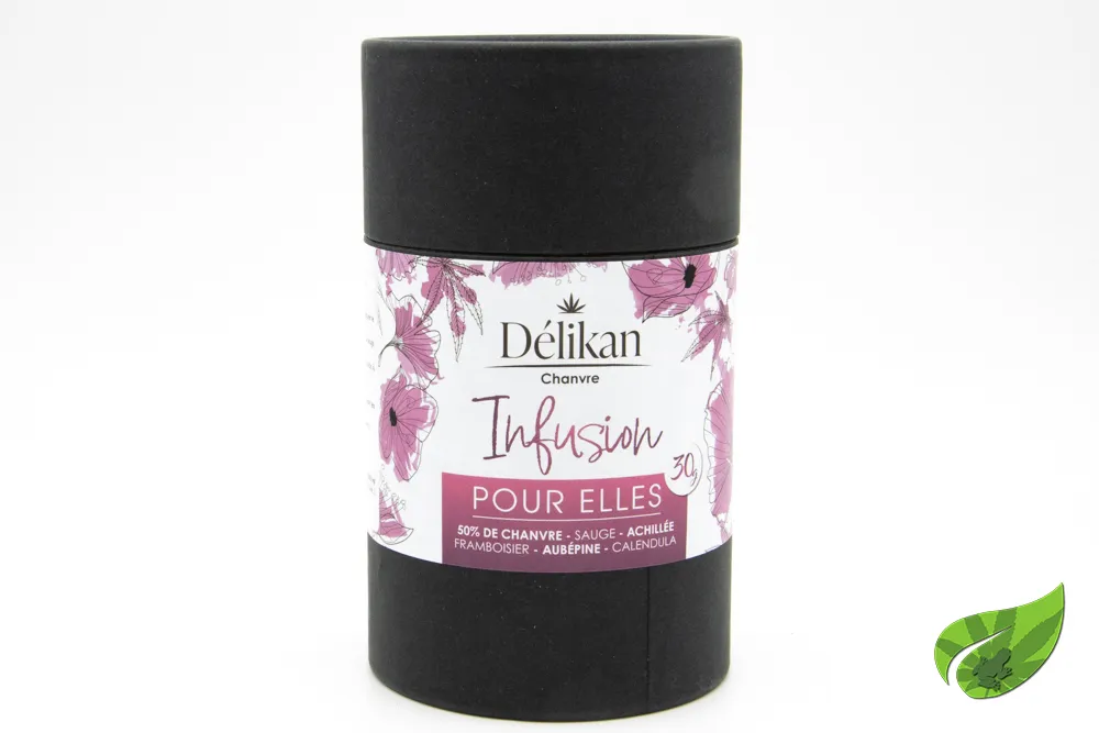 INFUSION DELIKAN CHANVRE POUR ELLES 30GR