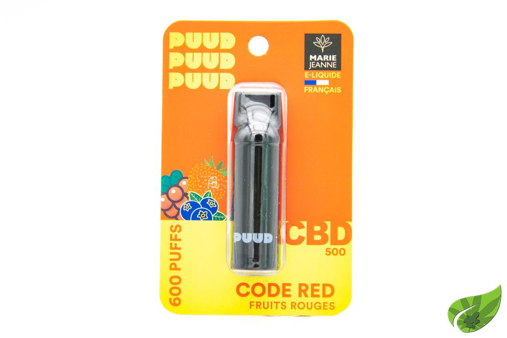 CARTOUCHE PUUD CBD CODE ROUGE MARIE JEANNE