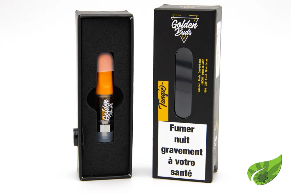 CARTOUCHE VAPE PEN GOLDEN BUDS TANJIE 50% CBD 0,5ML