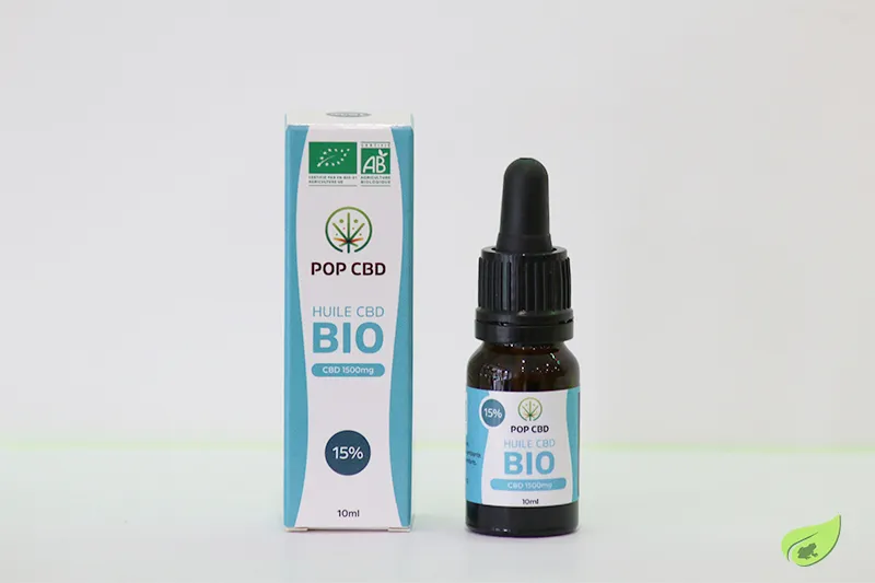 HUILE CBD BIO 15% 10ML