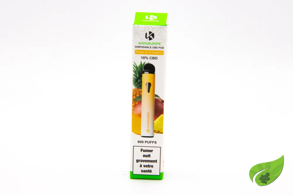 KANAVAPE POD MANGO PINEAPPLE 10% CBD 600 PUFF