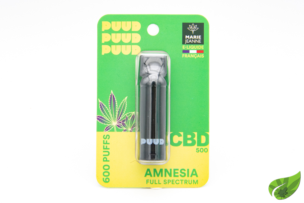 CARTOUCHE PUUD CBD AMNESIA FULL SPECTRUM MARIE JEANNE