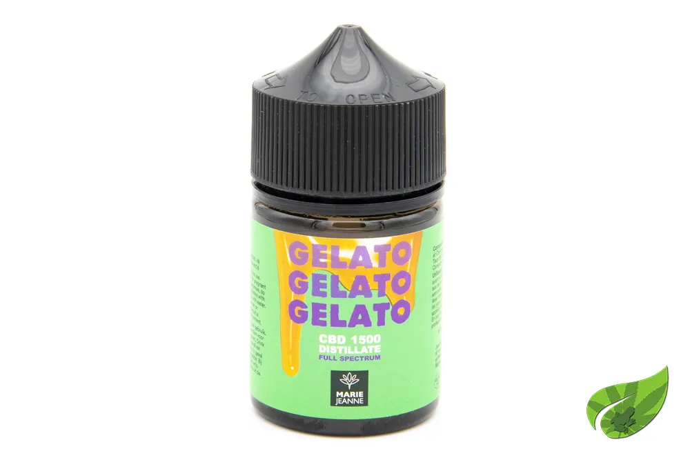 FLACON E LIQUIDE MARIE JEANNE GELATO 3% CBD 50ML