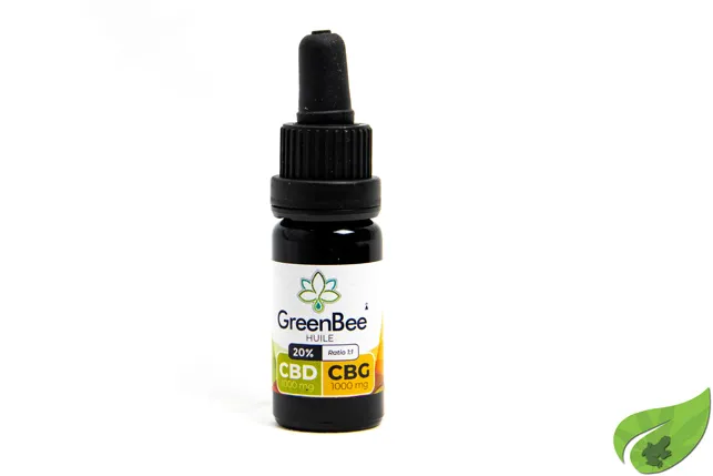 HUILE GREENBEE CBD CBG 20% 10ML