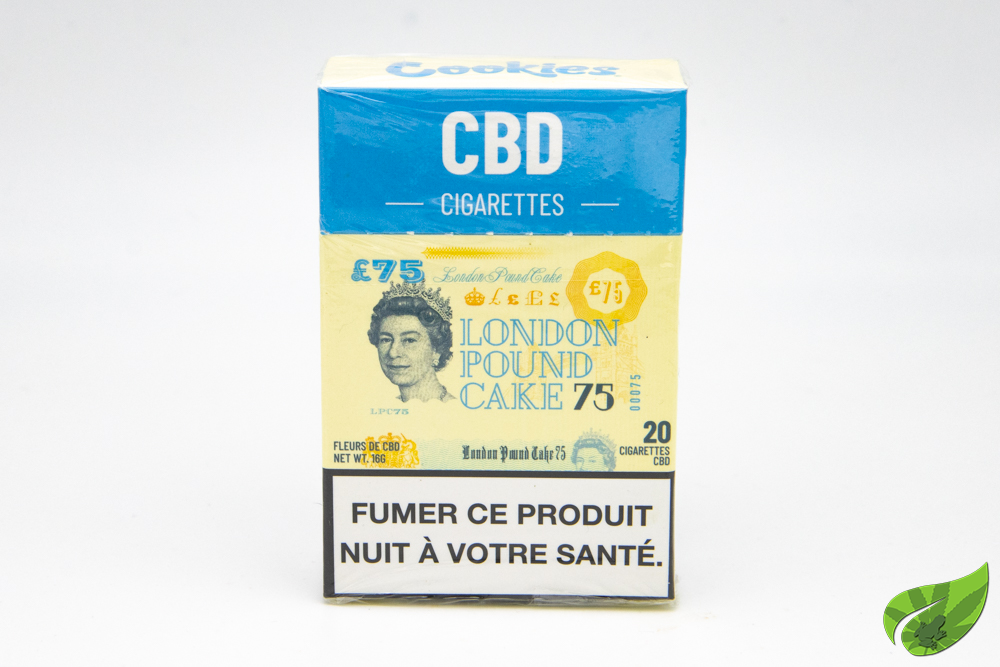 CIGARETTES CBD COOKIES LONDON POUND CAKE 75